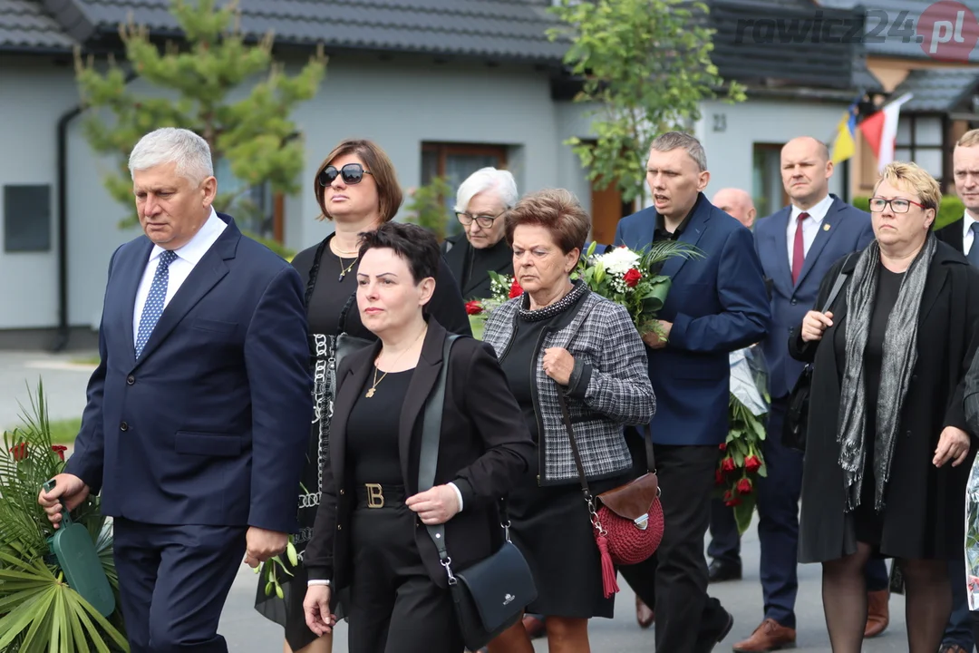 Delegacje na ceremonii pogrzebowej śp. Kazimierza Chudego