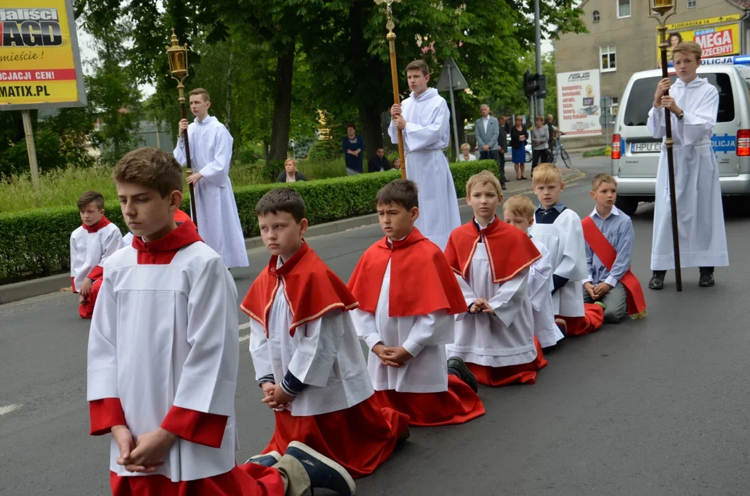 Procesja Bożego Ciała ulicami Krotoszyna w 2016 roku