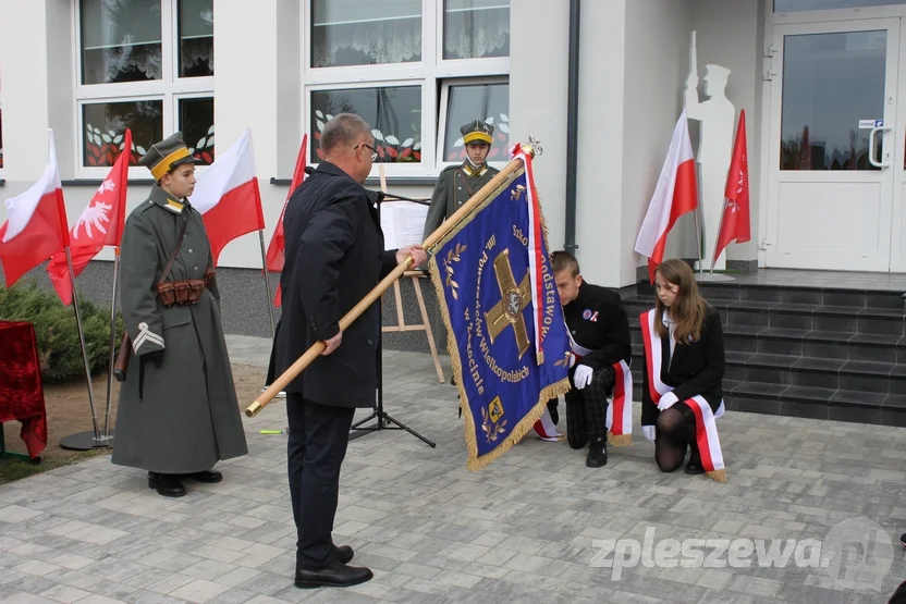 Nadanie imienia Powstańców Wielkopolskich Szkole Podstawowej w Żegocinie