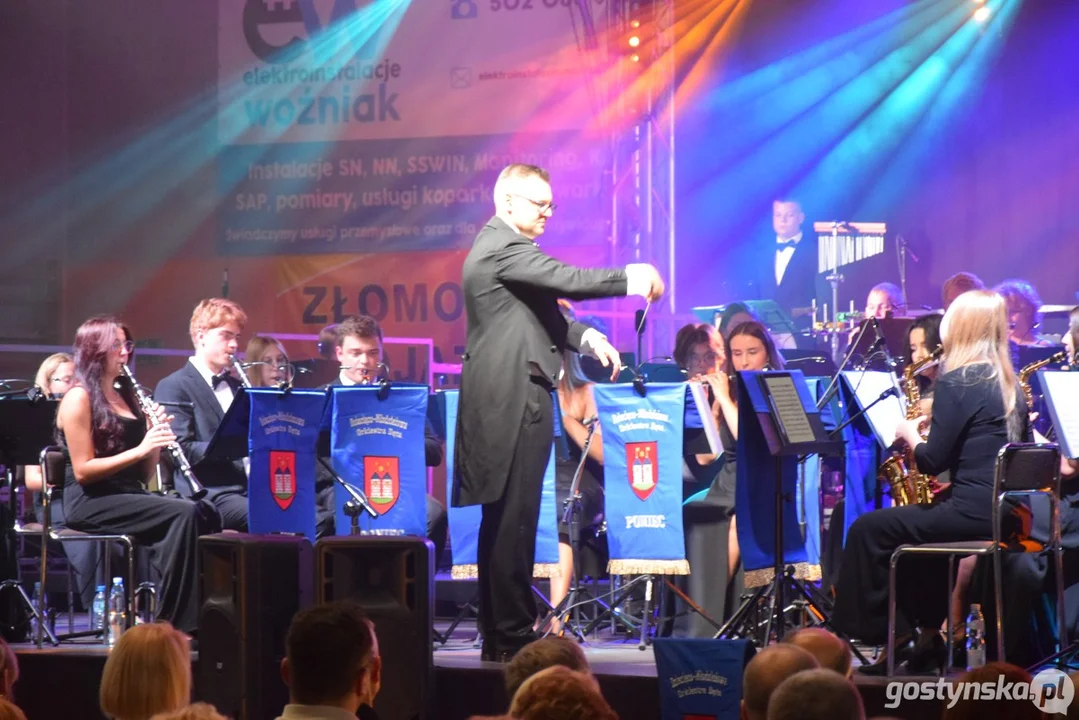 Koncert jubileuszowy Dziecięco-Młodzieżowej Orkiestry Dętej w Poniecu