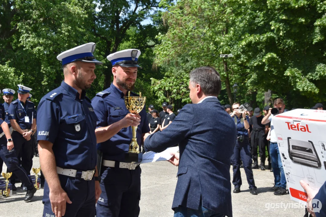 Podsumowanie 34. Konkursu "Policjant Ruchu Drogowego 2024" - finał  wojewódzki w Gostyniu