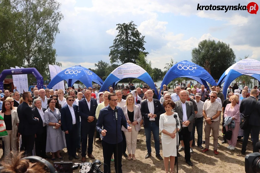 Mateusz Morawiecki w Krotoszynie. Piknik 800+