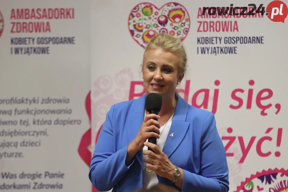 Minister Zdrowia Katarzyna Sójka w Miejskiej Górce