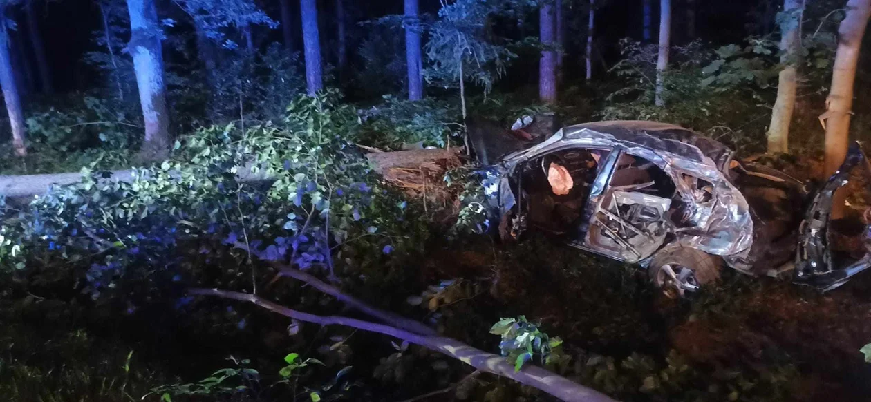 Wypadek na trasie Krotoszyn - Sulmierzyce