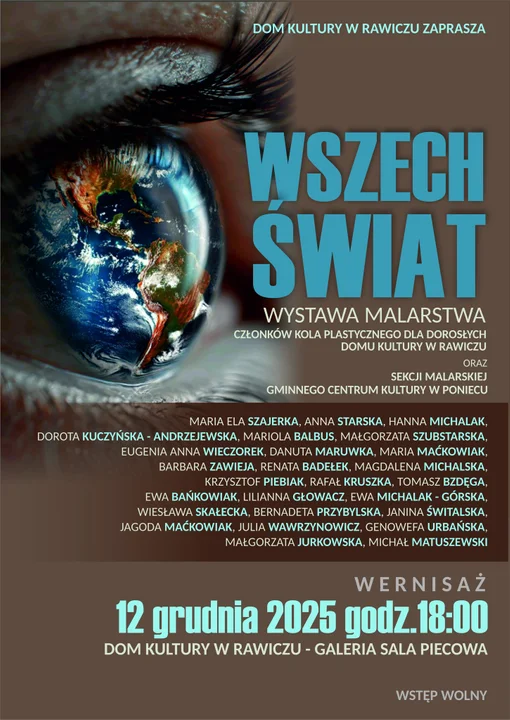 Imprezy w powiecie rawickim w dniach 12-14 grudnia 2025 r.