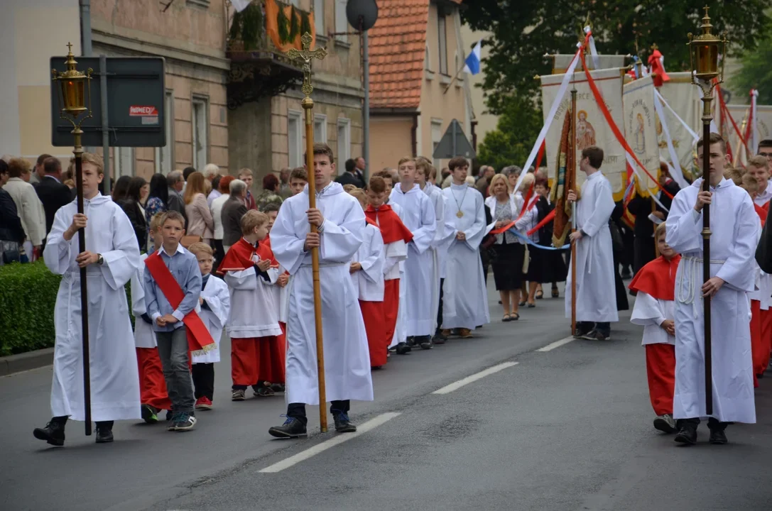 Procesja Bożego Ciała ulicami Krotoszyna w 2016 roku