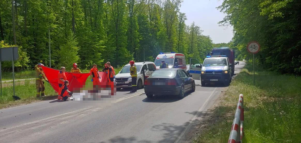 Śmiertelny wypadek na przejściu dla pieszych w Jarocinie
