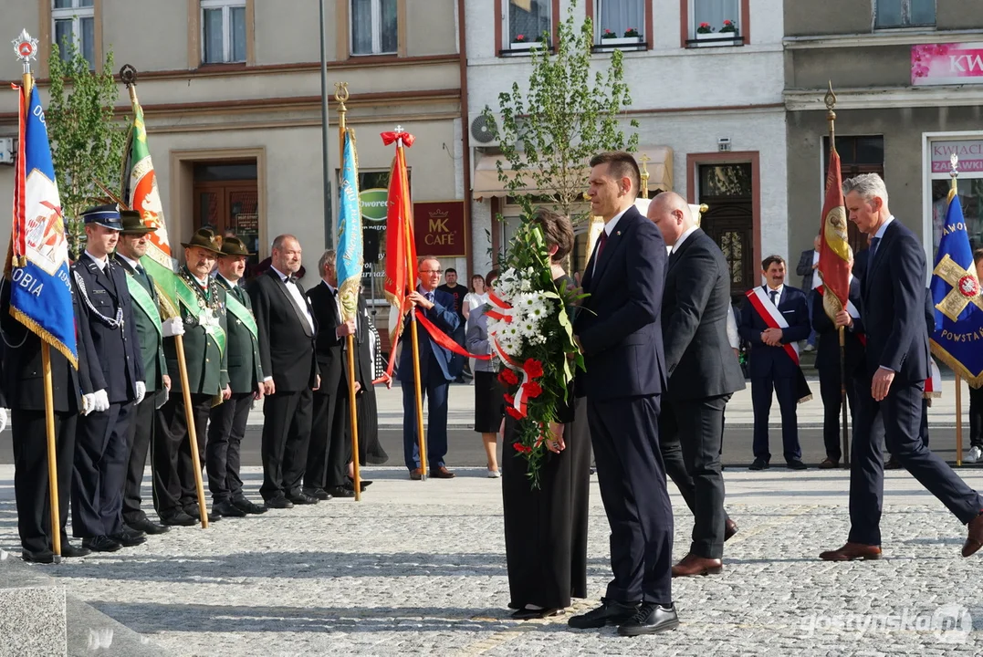 Poświęcenie figury Św. Jana Nepomucena w Krobi