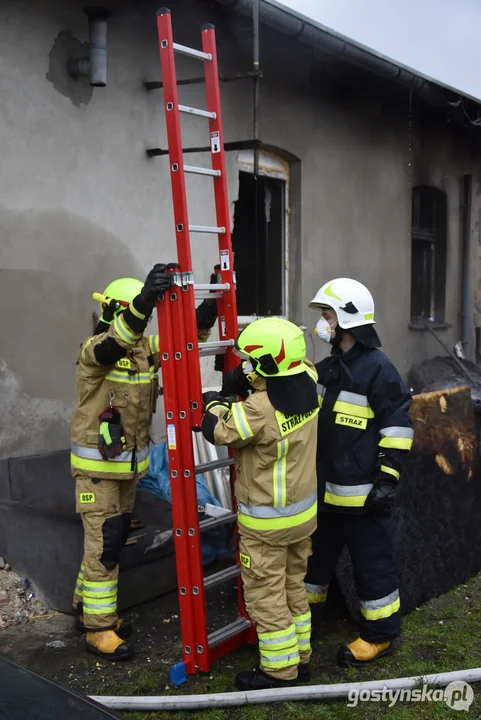 Pożar mieszkania w Szelejewie Drugim