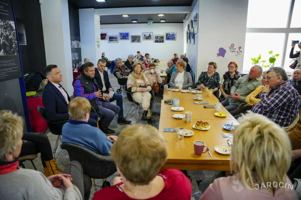 Burmistrz Jarocina spotkał się z seniorami