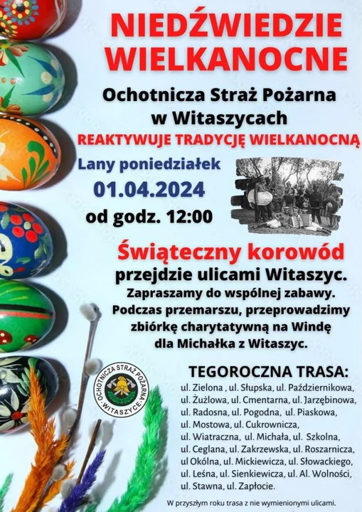 Druhowie z OSP pomogli Michałkowi Jędrasiakowi z Witaszyc