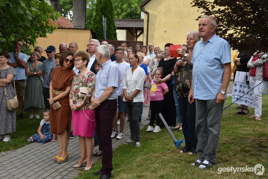 Odsłonięcie szyldu parku im. Adama Mickiewicza w Borku Wlkp.