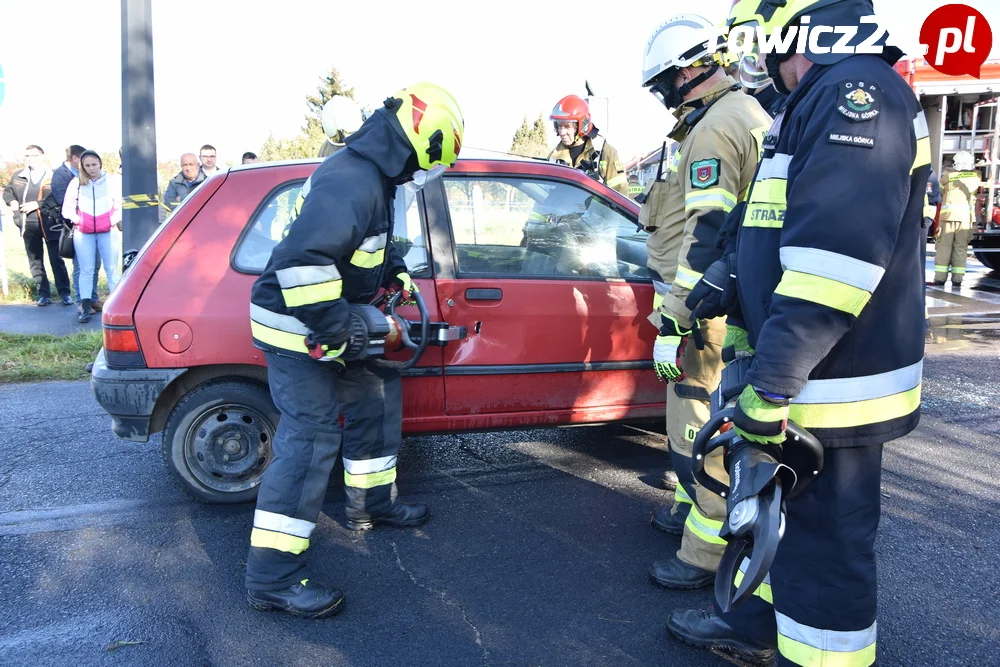 Ćwiczenia służb w Sarnowie i Rawiczu