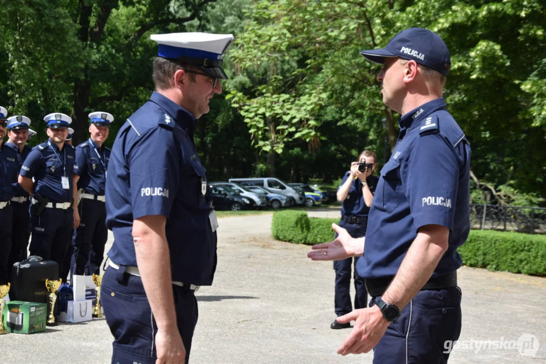 Podsumowanie 34. Konkursu "Policjant Ruchu Drogowego 2024" - finał  wojewódzki w Gostyniu