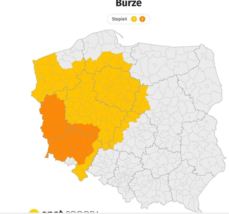 Ekstremalne upały i burze - ostrzeżenie IMGW
