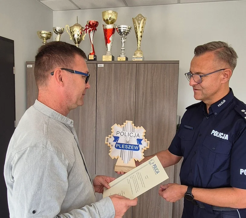 Pan Artur złapał złodzieja. Otrzymał list gratulacyjny i podziękowania - Zdjęcie główne