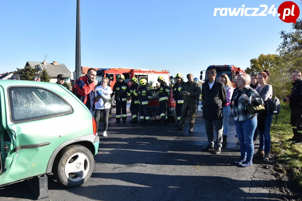 Ćwiczenia służb w Sarnowie i Rawiczu