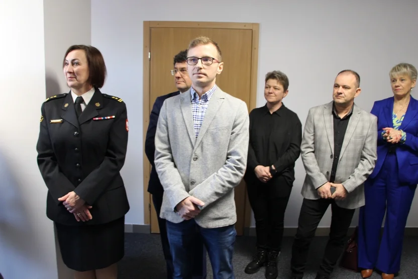 Otwarcie sali edukacyjnej "Ognik" w Komendzie Powiatowej PSP w Pleszewie