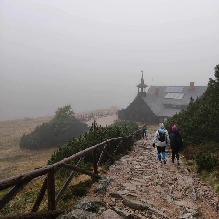 Nocna wyprawa na Śnieżkę - mieszkańcy Gostynia, Borku i okolic z Przyjacielską Grupą Biegową Leśne Dziki