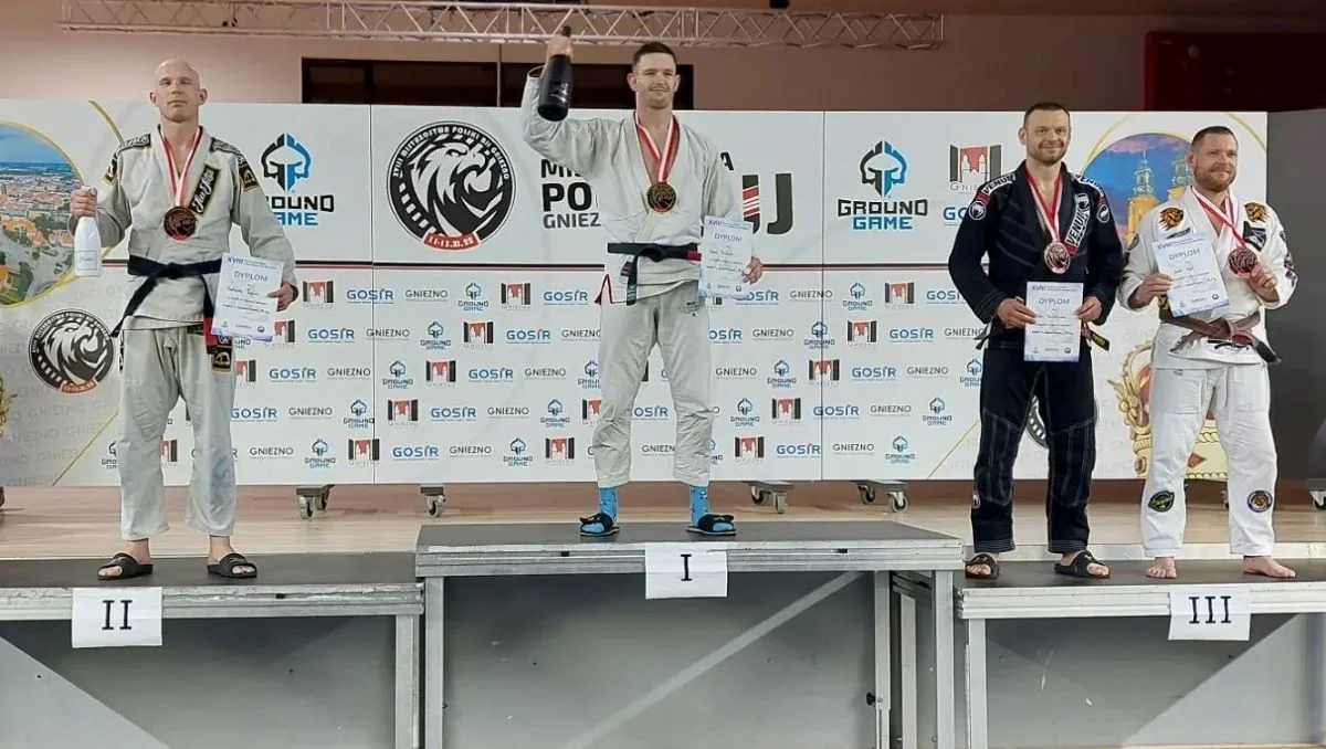 Mateusz Topór - srebrny medalista Mistrzostw Polski w BJJ