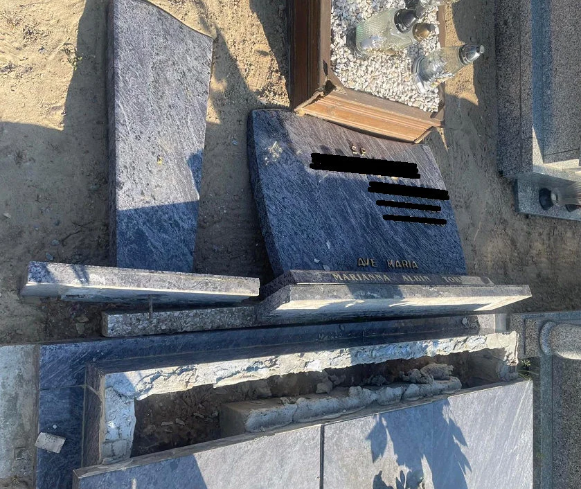 70-latek zniszczył pomnik na cmentarzu w Kunowie. Ograbiał też groby