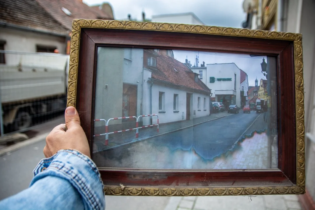 Rozbiórka domu przy ul. Kilińskiego w Jarocinie