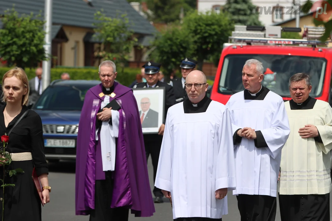 Delegacje na ceremonii pogrzebowej śp. Kazimierza Chudego