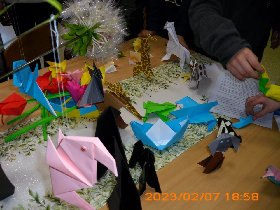 Orpiszew. Czytali i składali origami