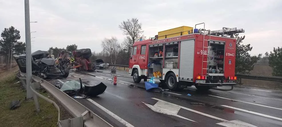 Wypadek na DK 11 w Nowym Mieście