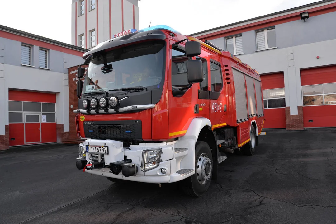 Nowy wóz ratowniczo-gaśniczy dla strażaków w Gostyniu