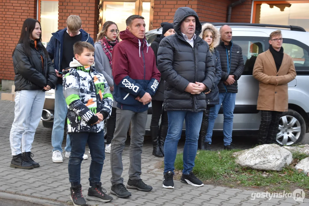 Poświęcenie kapliczki maryjnej w Bruczkowie (gm. Borek Wlkp.)