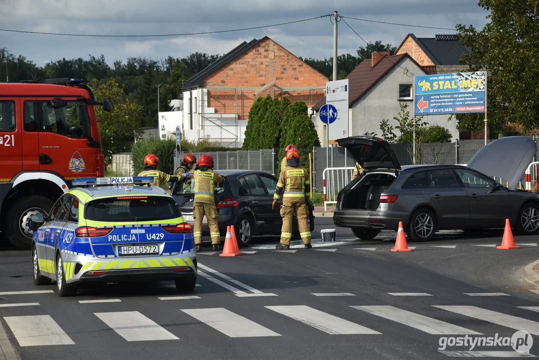 Zderzenie aut w Gostyniu 5.09.2025