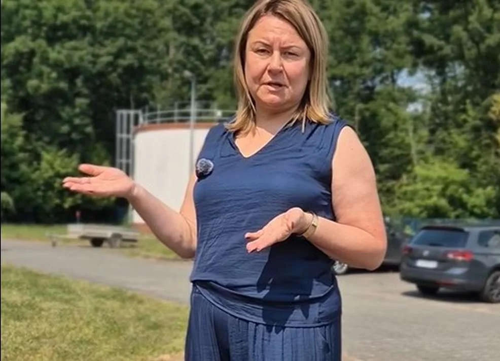 Problemy z wodą w Jarocinie (na zdjęciu: Elżbieta Kostka, dyrektor techniczna PWiK)
