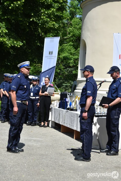 Podsumowanie 34. Konkursu "Policjant Ruchu Drogowego 2024" - finał  wojewódzki w Gostyniu