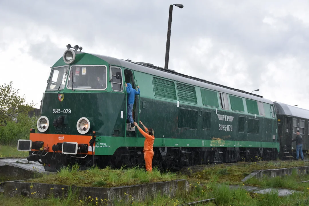 Pociąg turystyczny Baszta na linii Gostyń - Leszno