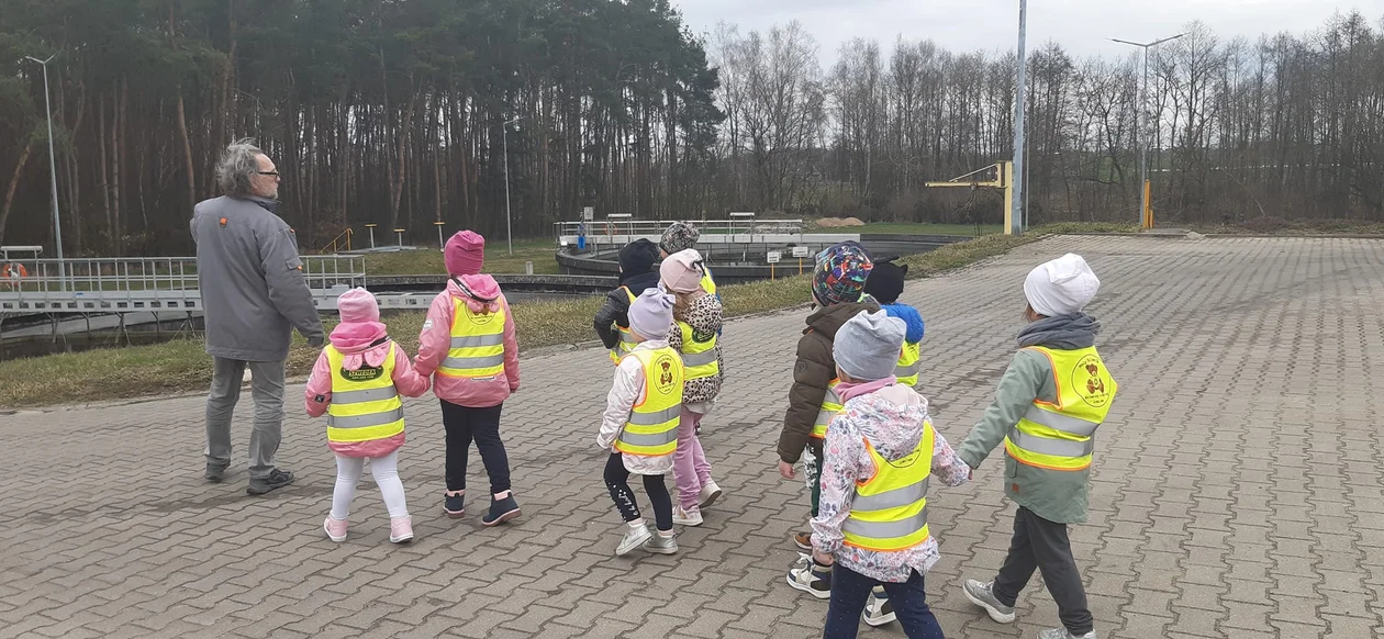 Wycieczka przedszkolaków z Rokutowa do oczyszczalni