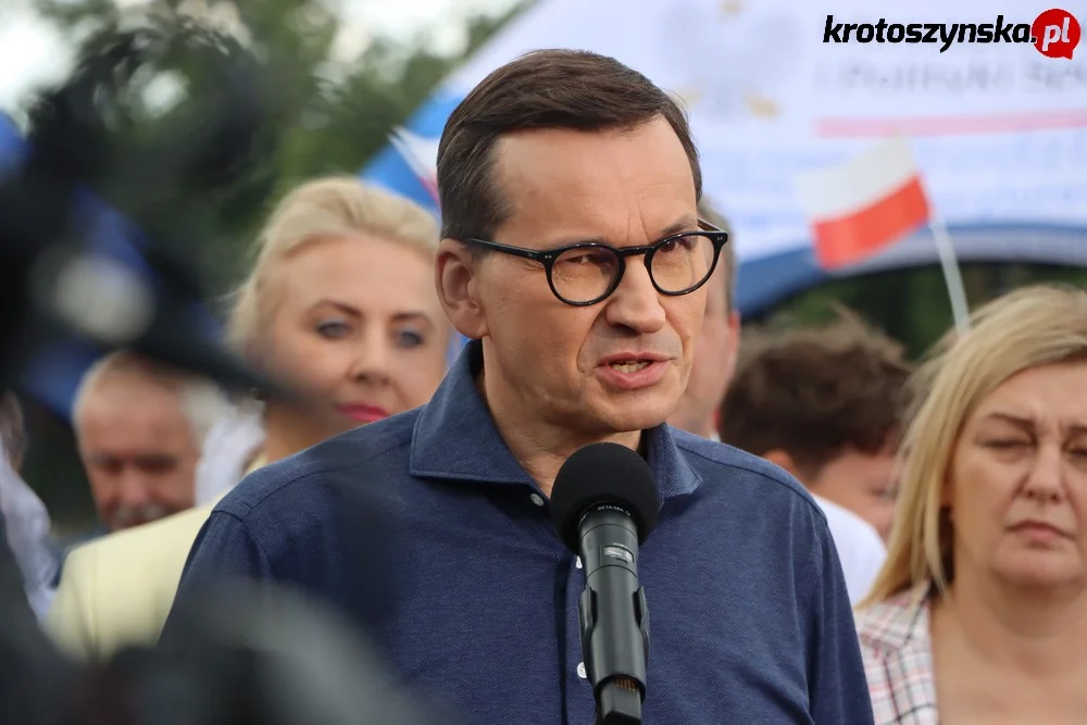 Mateusz Morawiecki w Krotoszynie. Piknik 800+