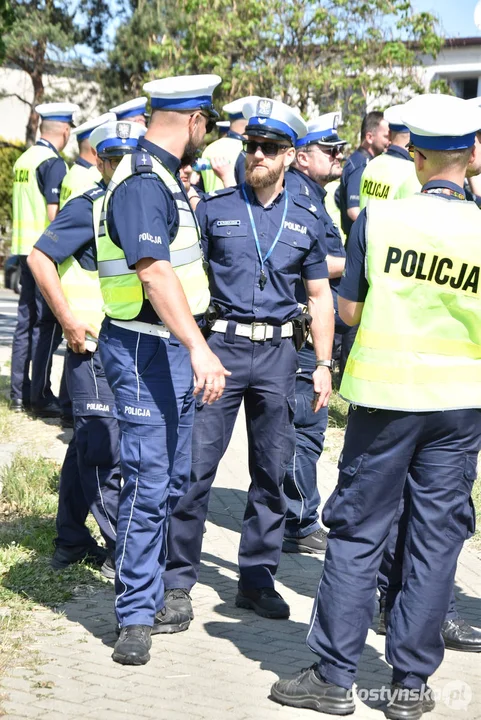 34. Konkurs "Policjant ruchu drogowego 2024” w Gostyniu. Dzień drugi - ręczna regulacja ruchem