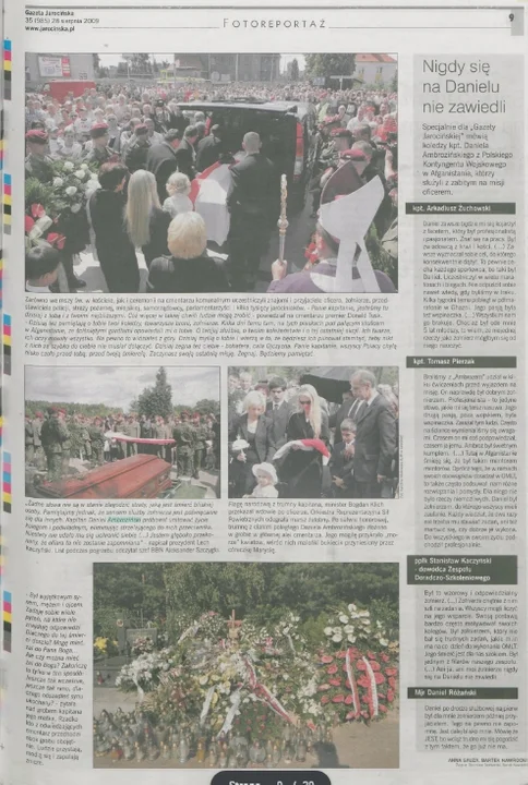 Kpt. Daniel Ambroziński z Jarocina zginął w Afganistanie na pierwszej linii. Przypominamy tamte wydarzenia