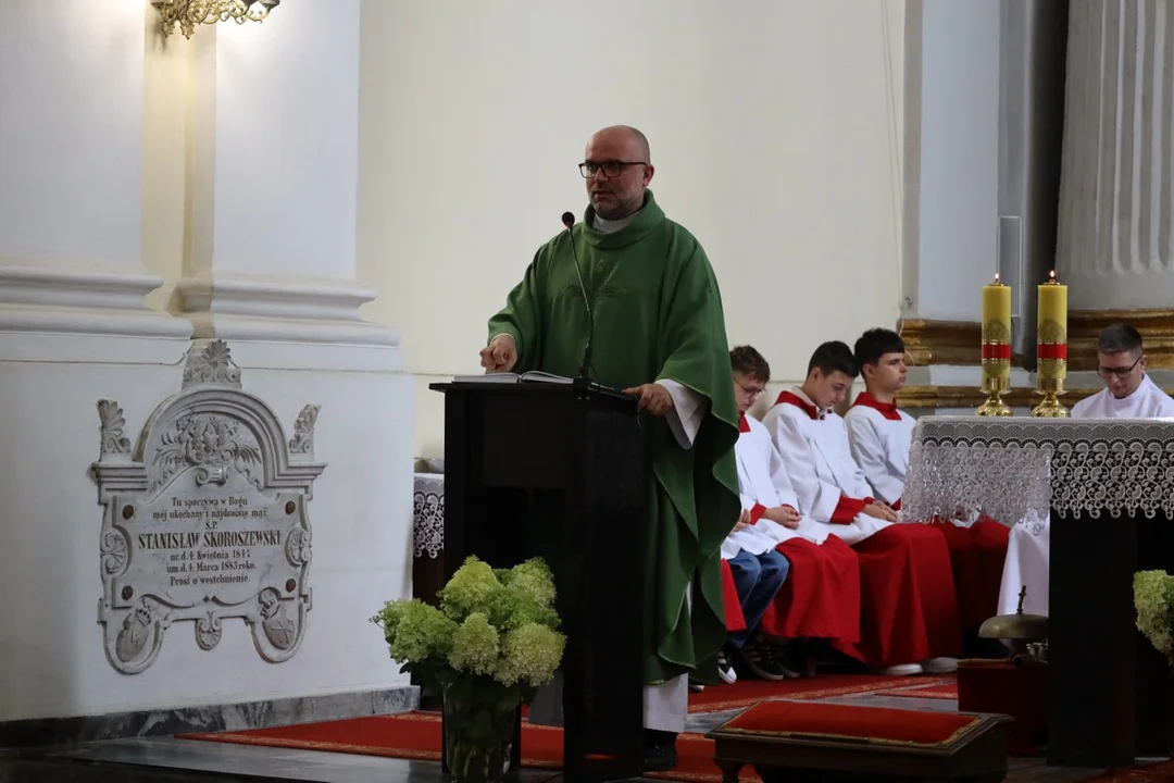 Pożegnanie proboszcza w Tursku