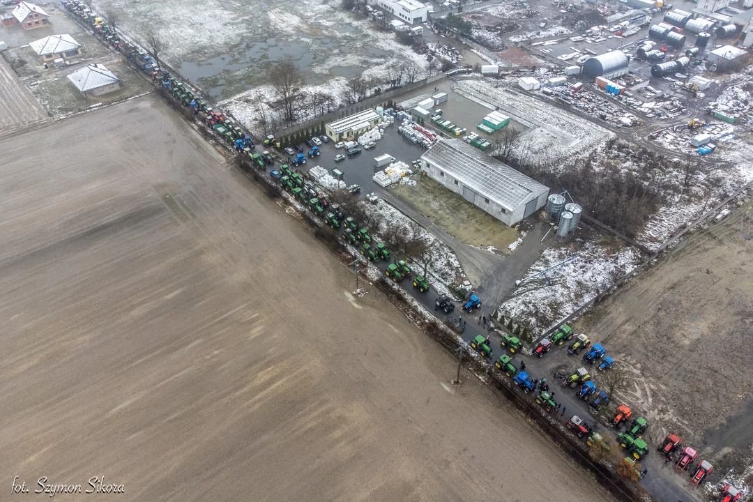 Protest rolników w powiecie krotoszyńskim