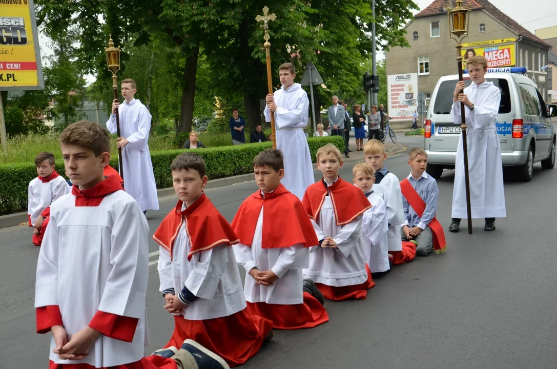 Procesja Bożego Ciała ulicami Krotoszyna w 2016 roku