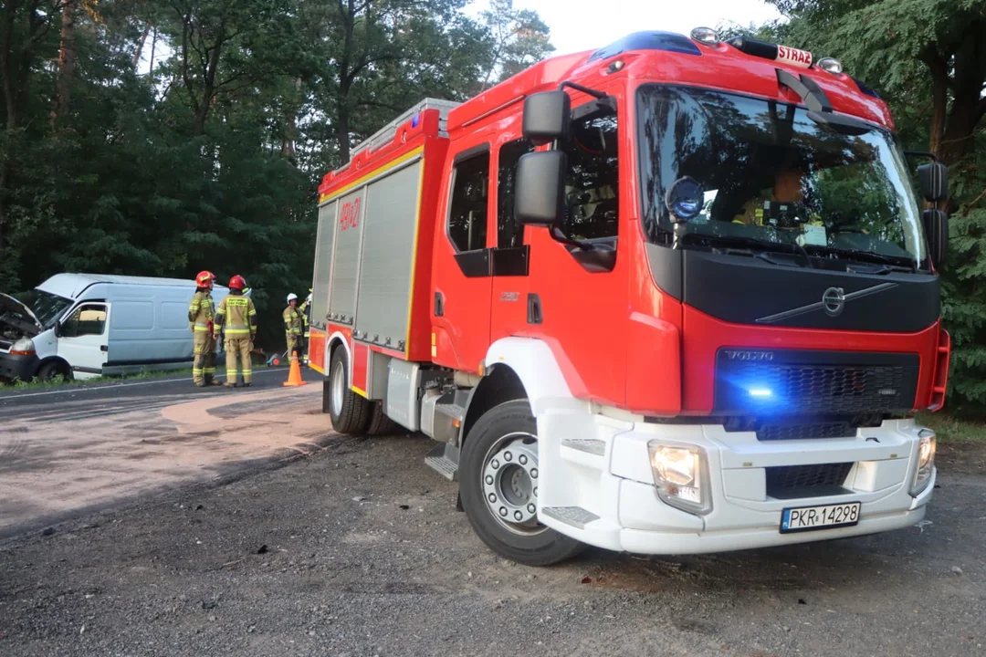 Wypadek na trasie Smolice - Dłoń