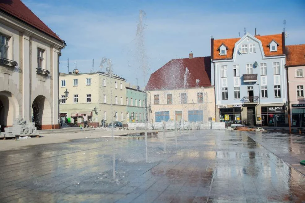 Fontanna na rynku w Jarocinie