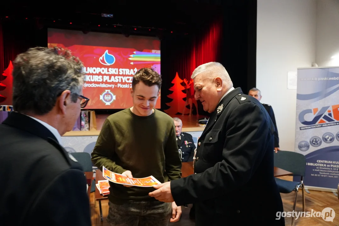 Strażacki konkurs plastyczny w powiecie gostyńskim, etap środowiskowy