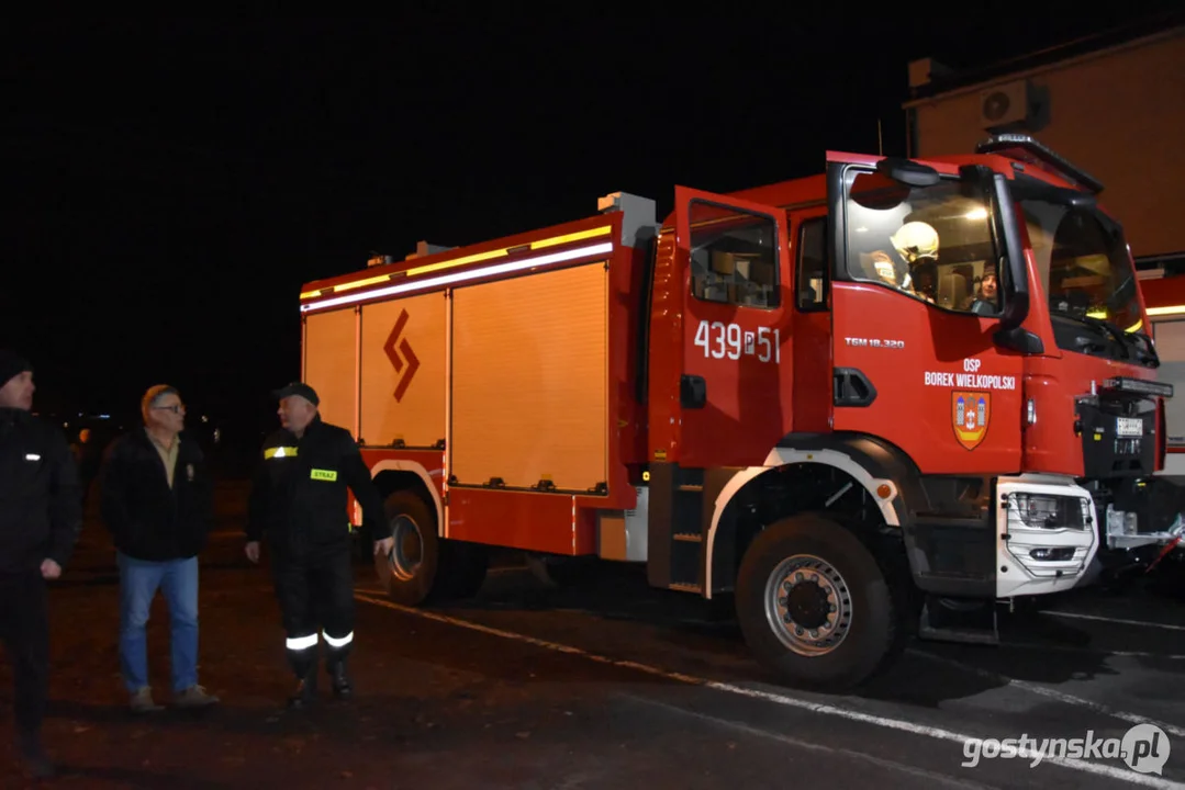 Nowy wóz strażacki MAN dla jednostki Ochotniczej Straży Pożarnej w Borku Wlkp.