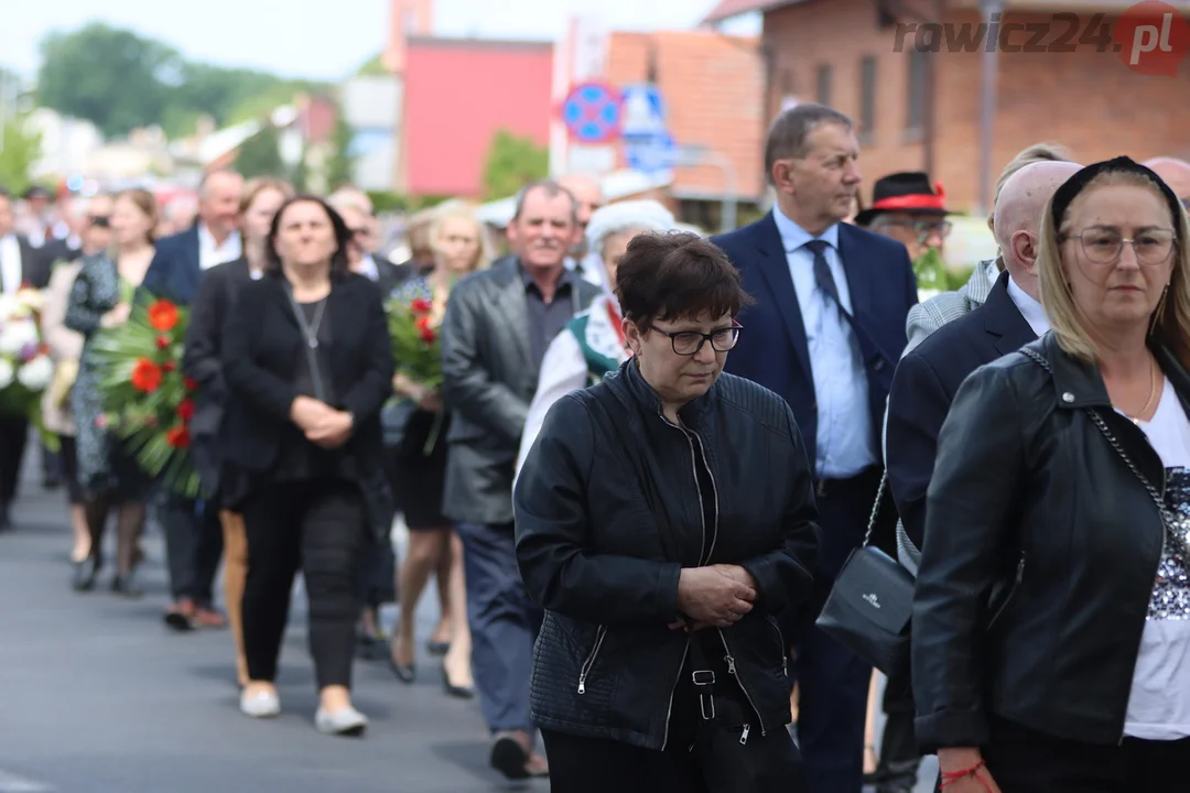 Delegacje na ceremonii pogrzebowej śp. Kazimierza Chudego