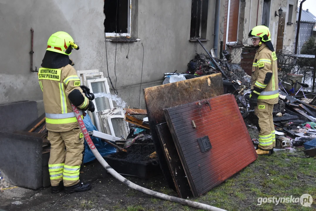 Pożar mieszkania w Szelejewie Drugim