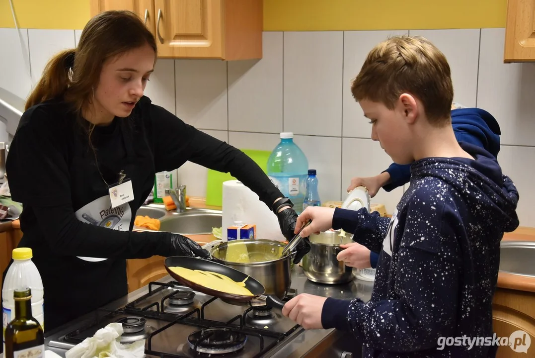 Projekt "Patelnia Nie Gryzie" uczniów gostyńskich, krobskich i leszczyńskich szkół