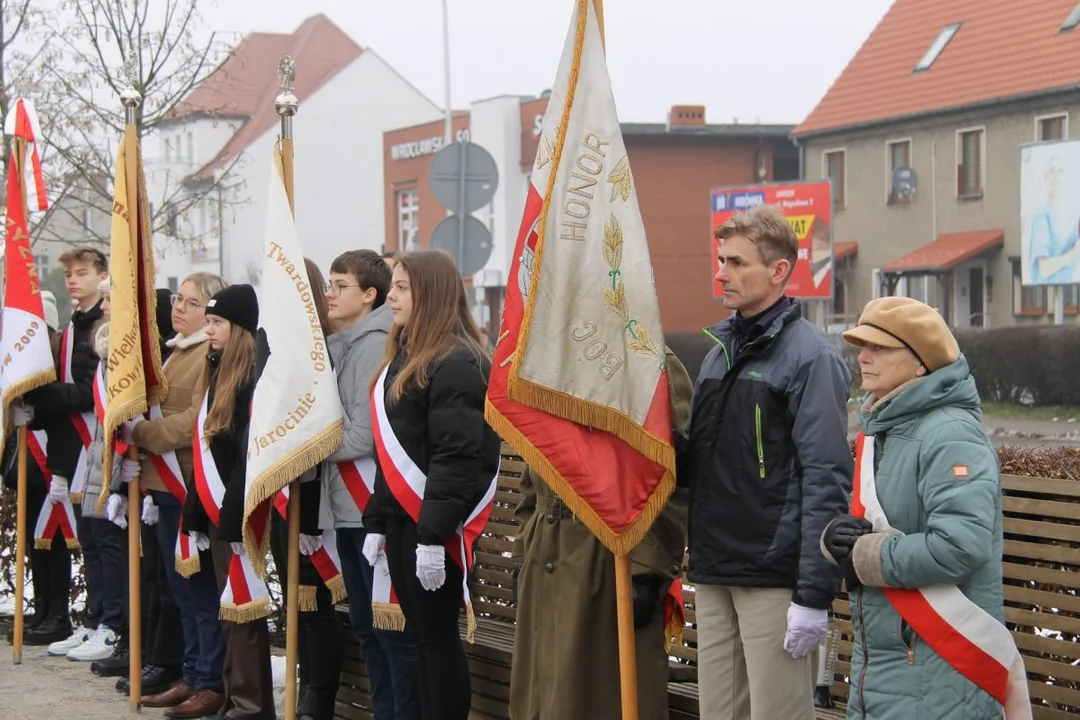 Jarocin został  wyzwolony 24 stycznia 1945 roku. W 78. rocznicę złożony kwiaty na Skwerze Pamięci